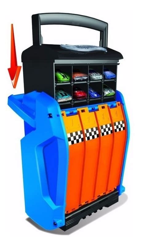 Porta Autitos Multilanzador Hot Wheels U S En Mercado Libre