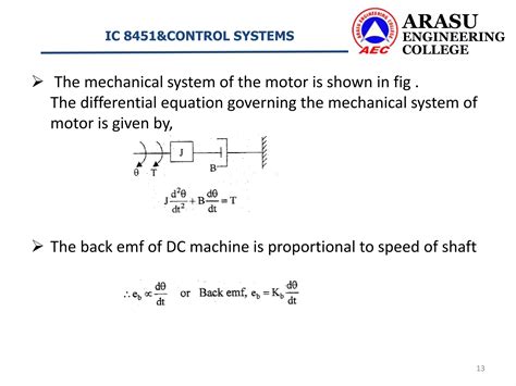 Transfer Function Of Electrical System PPT