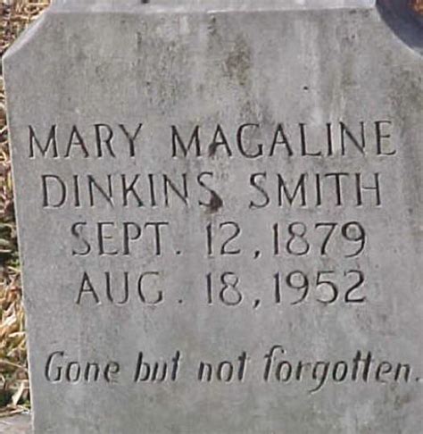 Mary Magaline Smith Dinkens Smith M Morial Find A Grave