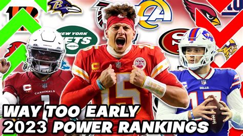 The Official “way Too Early” 2023 Nfl Power Rankings For Every Team