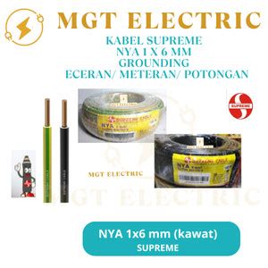 Jual Kabel Supreme Nya Mm Grounding Nya Mm Eceran Meteran