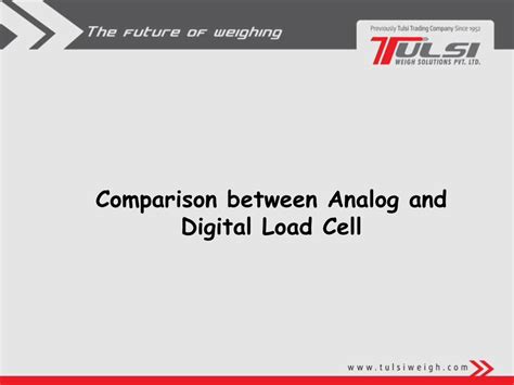 Pdf Comparison Between Analog And Digital Load Cell Dokumentips