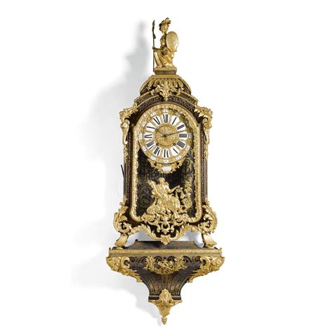 Ormolu Mounted Turtleshell Boulle Bracket Clock Circa 1740 By Charles