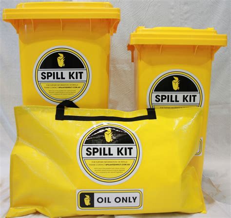 Oil Only Spill Kits For Absorbing Hydrocarbons On Water And Marine