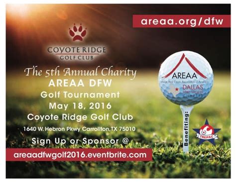 Areaa Dfw Charity Golf Brochure By Areaa Dfw Issuu