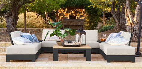 Pottery Barn Outdoor Sofa Chairs | Baci Living Room