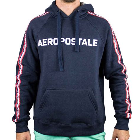 Casaco Moletom Aeropostale Fechado Faixa Lateral Alcateia Moda Masculina