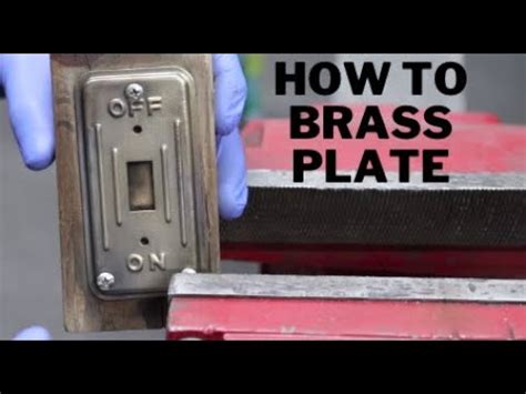 How To Brass Plate At Home With A Brass Wire Brush YouTube