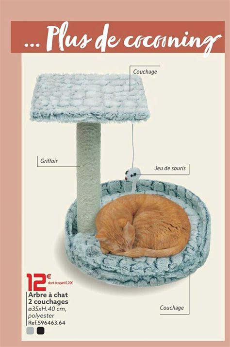 Promo Arbre Chat Couchages Chez Gifi Icatalogue Fr