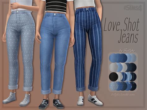 The Sims Resource - Trillyke - Love Shot Jeans