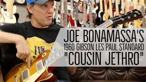 Joe Bonamassas 1960 Gibson Les Paul Standard Cousin Jethro At Normans Rare Guitars Acordes