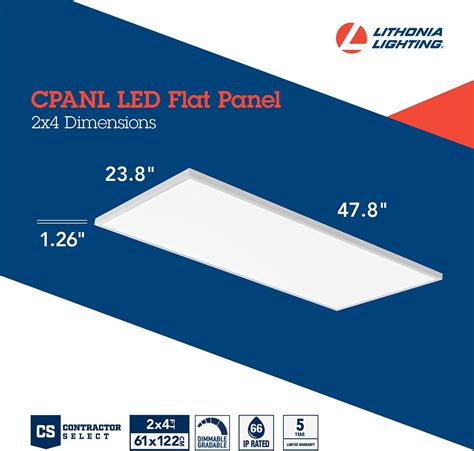 Lithonia Lighting X Lm Sww Td Dcmk Ft X Ft Ll Cpanl Led