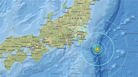 Map Of Japan Earthquake Today United States Map