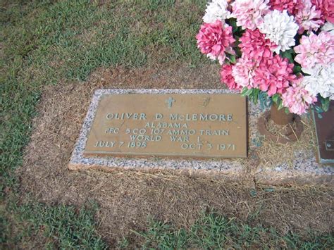 Oliver Delma Mclemore 1898 1971 Homenaje De Find A Grave