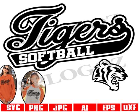 Tigers Softball Svg Tiger Softball Svg Tiger Svg Tigers Etsy