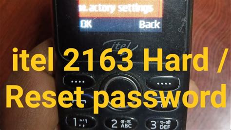 Itel It2163 Mobile Reset Password Itel It2163 Hard Reset How To