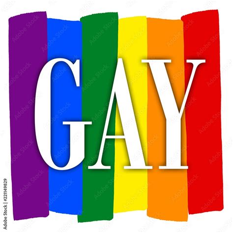 Rainbow Gay Pride Flag Symbol Of Sexual Minorities Gay Stock Illustration Adobe Stock