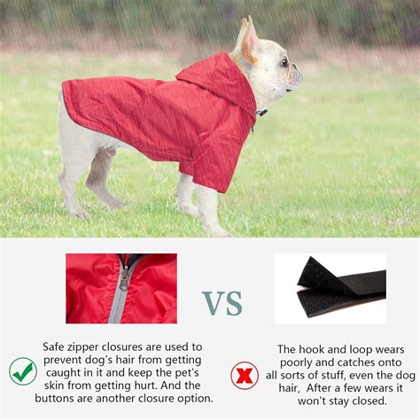 Impermeable Para Perro Chaqueta Impermeable Para Cachorros Con