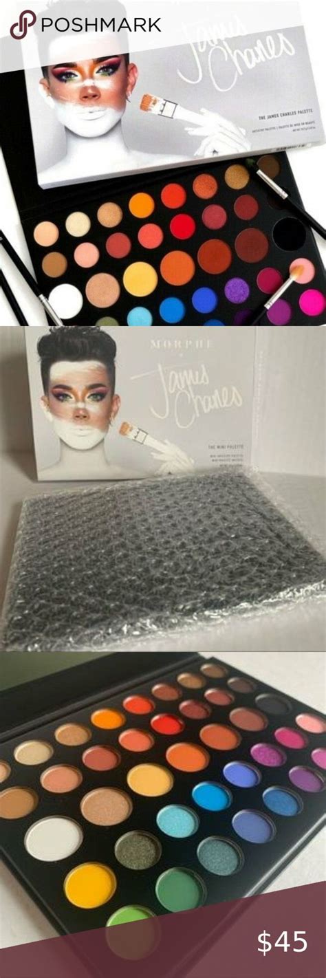 New Morphe X James Charles The Mini Palette 39 Eyeshadows And Pressed