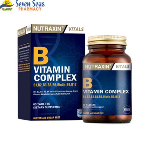 NUTRAXIN VITAMIN B COMPLEX TAB 1X60 Seven Seas Pharmacy Pakistan