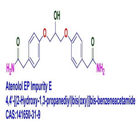 98 Atenolol EP Impurity E 25mg At 1000 Kg In Pune ID 2853140648612