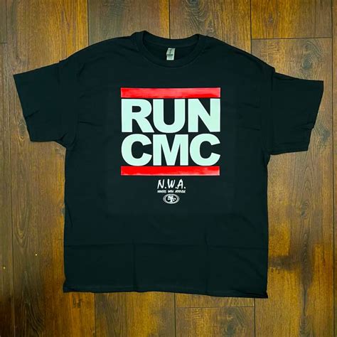 RUN CMC + NWA BLACK T-SHIRT | Double Impact Online Store