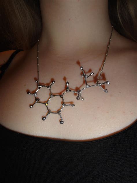 DMT molecule necklace by Spagheth on DeviantArt