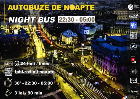 Linii De Autobuz Nocturne Din N De Minute N Capital Trei