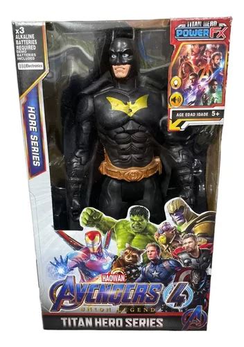 Muñeco Avengers Batman Luz Sonido 30cm Articulado en venta en Capital