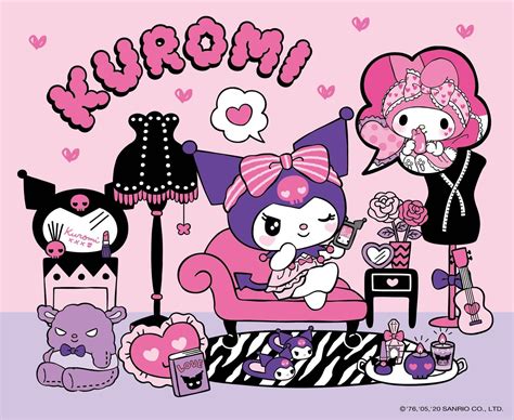 #Sanrio #Kuromi | Hello kitty wallpaper, Hello kitty art, Hello kitty
