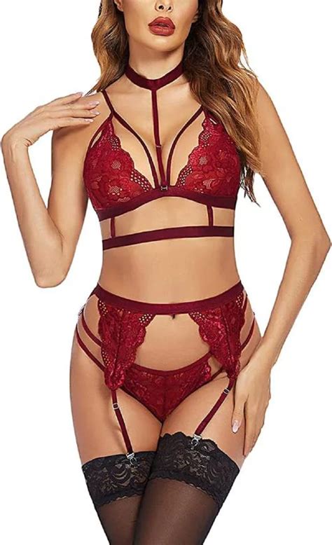 Buy SKMODEL STYLISH Women Hot Sexy Lingerie Lace Bra Top Mini Sets