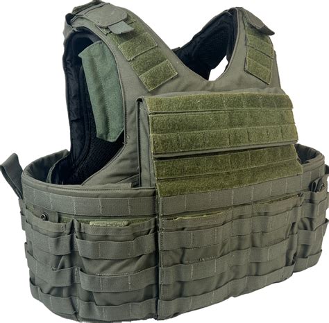 Protech Fav Swat Body Armor Plate Carrier Vest Ranger Green W Iiia