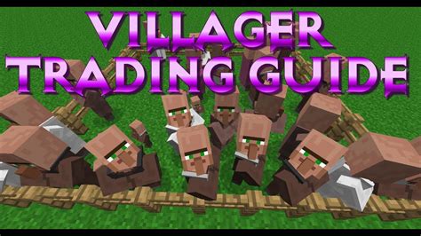 Minecraft Villager Trading Guide 1710 Youtube