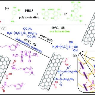 The Process Of Surface Functionalization Of Cnts By A Pda B Kh