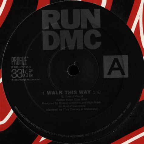 RUN DMC Walk This Way 1995 Vinyl Discogs