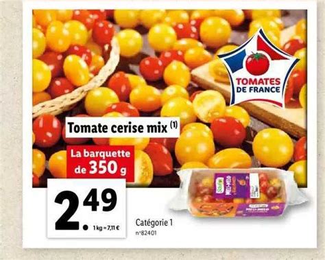 Promo Tomate Cerise Mix Chez Lidl Icatalogue Fr