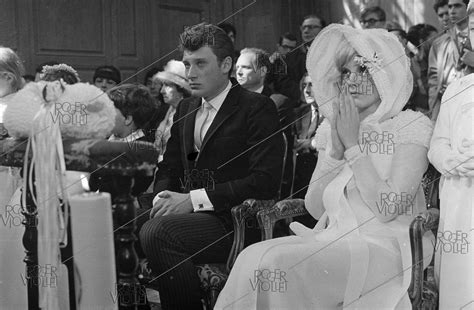 Wedding Of Sylvie Vartan Born In And Johnny Hallyday