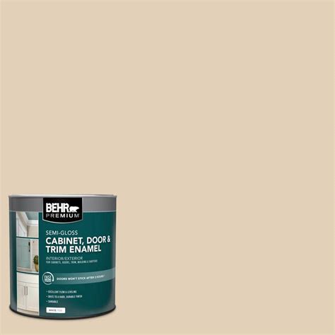 Behr Premium Qt Pwn Toasted Cashew Semi Gloss Enamel Interior