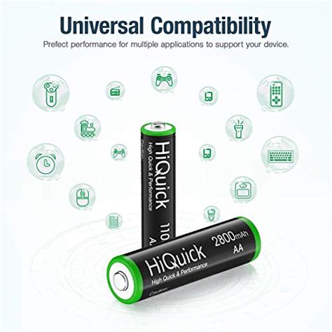 Hiquick Aa Aaa Rechargeable Batteries Combo Mah Aa Rechargeable