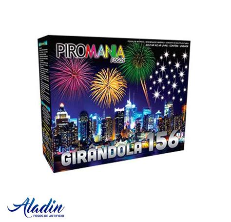 GIRÂNDOLA 156 MISTA Aladin Fogos de Artifício e Shows Pirotecnicos