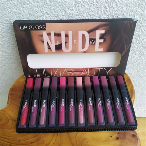 Set De 12 Labiales Liquidos Matte NUDE Huxia Beauty Oscuro Joi Boutique