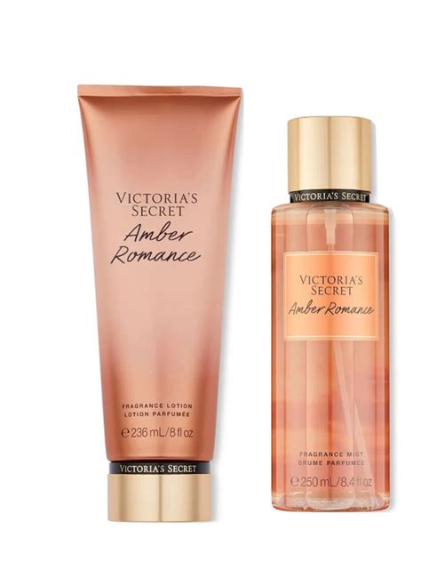 Victoria S Secret Amber Romance Fragrance Mist Lotion Body Sets