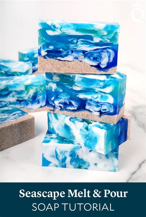 Seascape Melt And Pour Soap Project Brambleberry Soap Tutorial