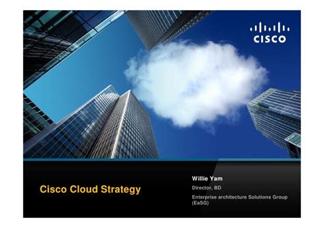 Cisco cloud strategy cisco