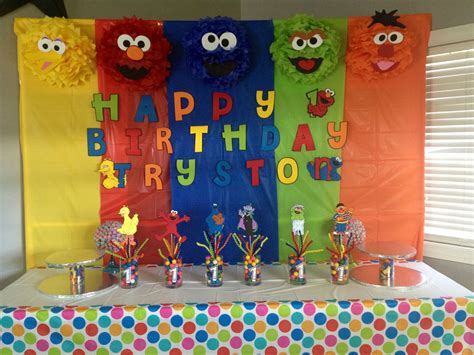 Jamesreilly Co Uk Sesame Street Birthday Party Sesame Street