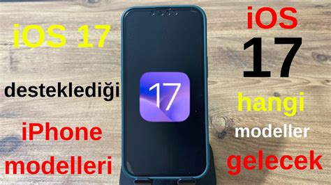 Ios Destekledi I Iphone Modelleri Youtube