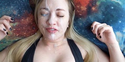 BIGGEST FACIAL Blonde Girl Destroyed Face Fuck Tnaflix