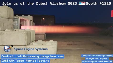 Space Engine Systems At Dubai Air Show 2023 Youtube