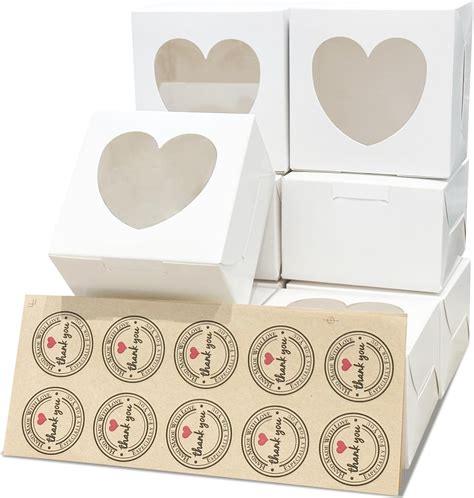 Amazon Sherr Pieces X X Inches Cookie Boxes Bakery Boxes