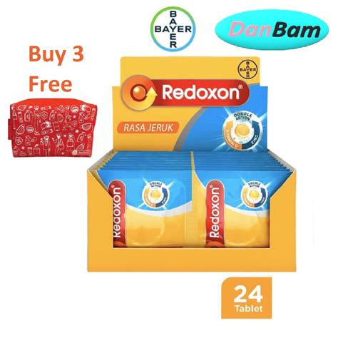 Jual Redoxon Sachet Vitamin C D Zinc Rasa Jeruk Box Isi Tablets